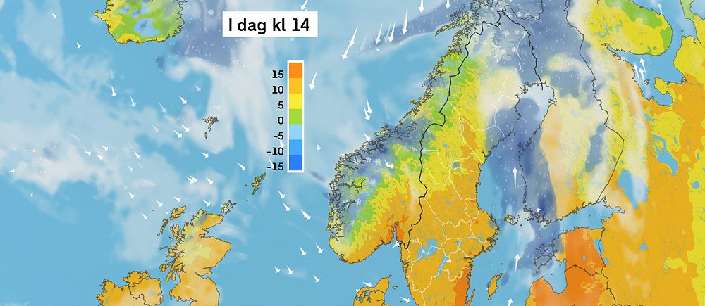 Vädret kommande dagar
