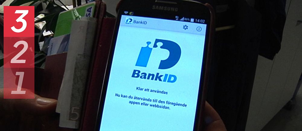 Mobiltelefon med Bankid