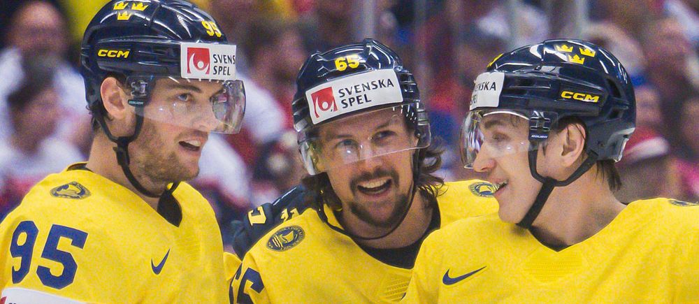 Sverige körde över Polen i ishockey-VM.