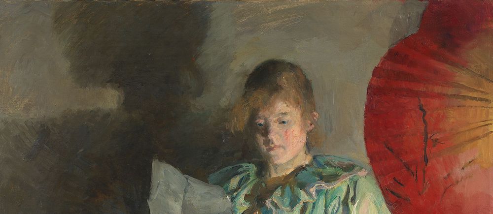 Harriet Backer , Aften, interiør, 1890