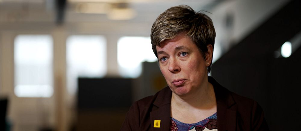 Amnesty International Sveriges generaldirektör Anna Johansson