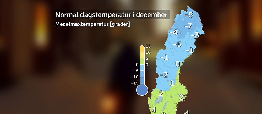Normal dagstemperatur i december