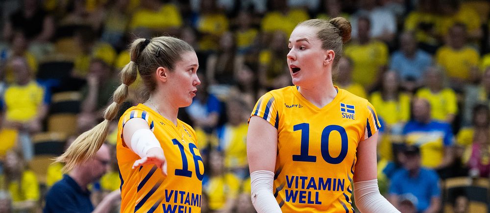 Isabelle Haak i den svenska landslagsdräkten.