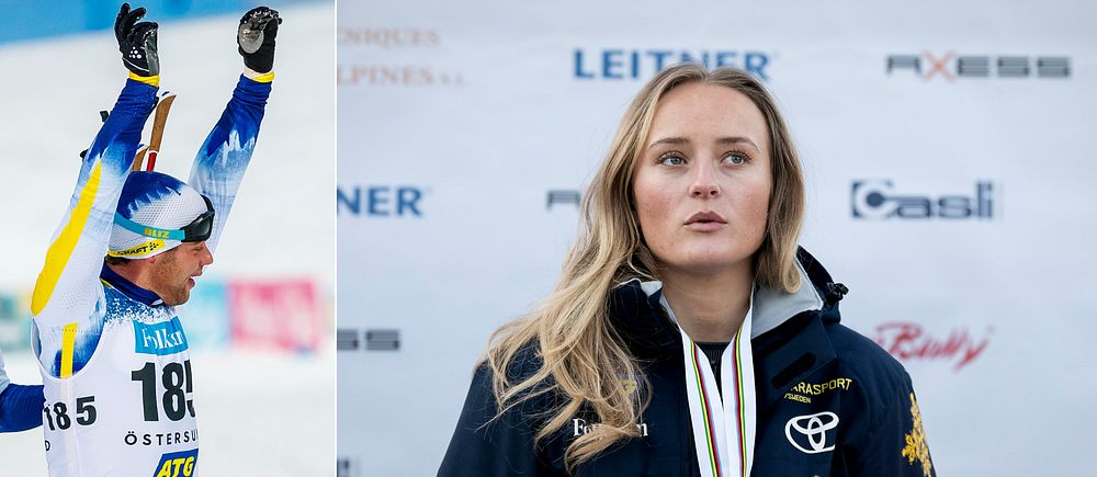 Zebastian Modin och Ebba Årsjö prisades på Parasportgalan.