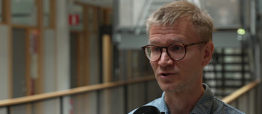 Jaakko Turunen, forskare i politik, i en intervju