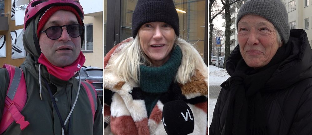 tre röster på stan om snöröjning