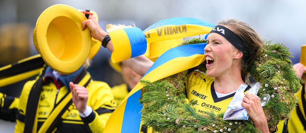 Tove Alexandersson och Stora Tuna vann Tiomila i första damklassen någonsin.
