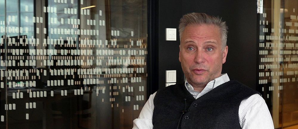 Kommundirektören Johan Bergstad