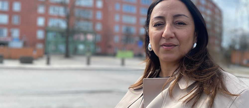 porträttbild på Katrin Behdjou Arshi, chef stadsutveckling Fastighetsägarna Stockholm