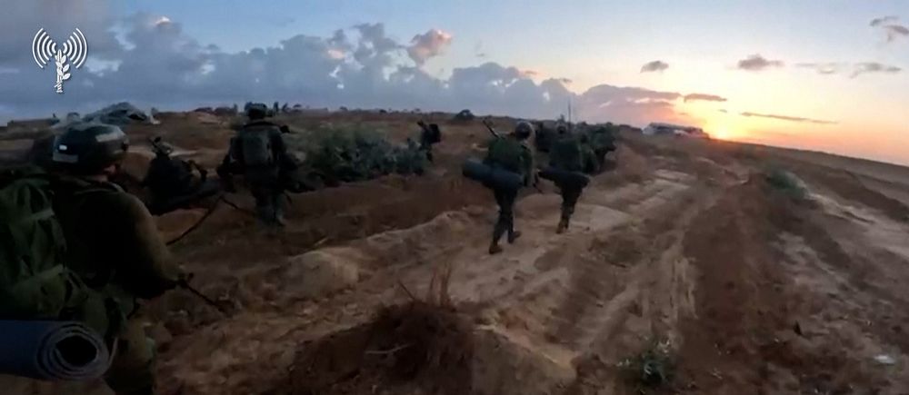 Israeliska soldater i Gaza