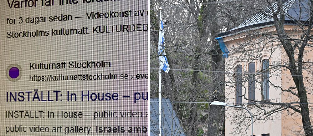 Israels programpunkt på Stockholms Kulturnatt har ställts in med hänvisning till säkerhetsläget.