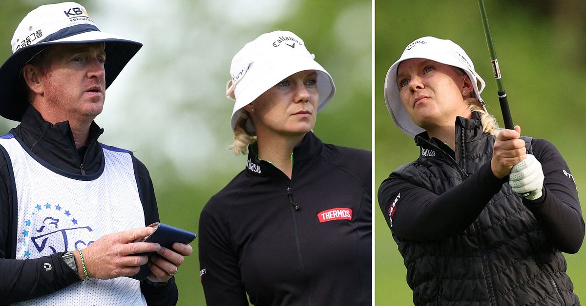Madelene Sagström har stått för superrunda – leder klart på LPGA-touren