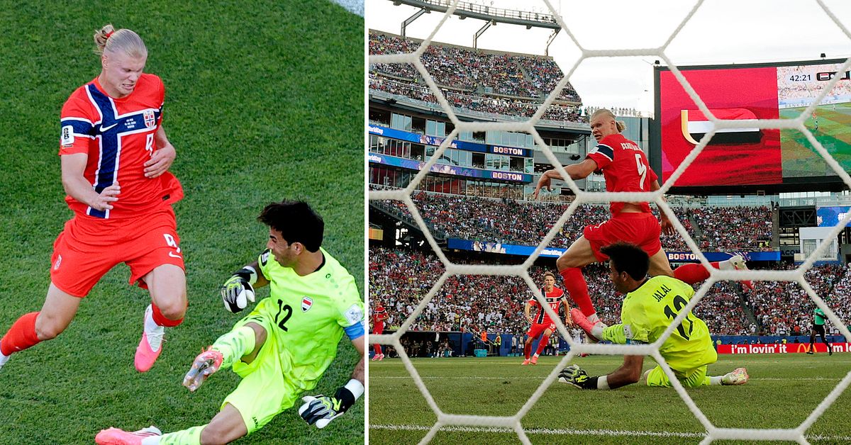 Se Iraks dundertabbe &ndash; n&auml;r Erling Haaland fixade norsk seger