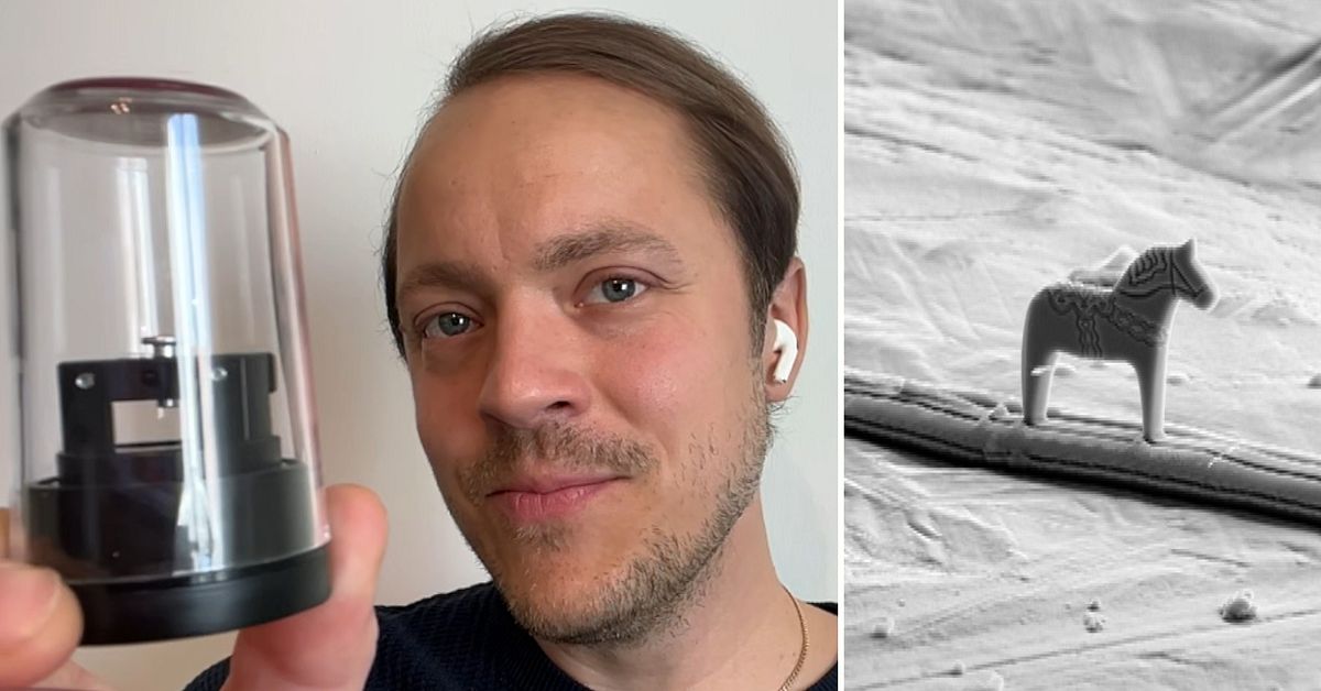 Här är världens minsta dalahäst
