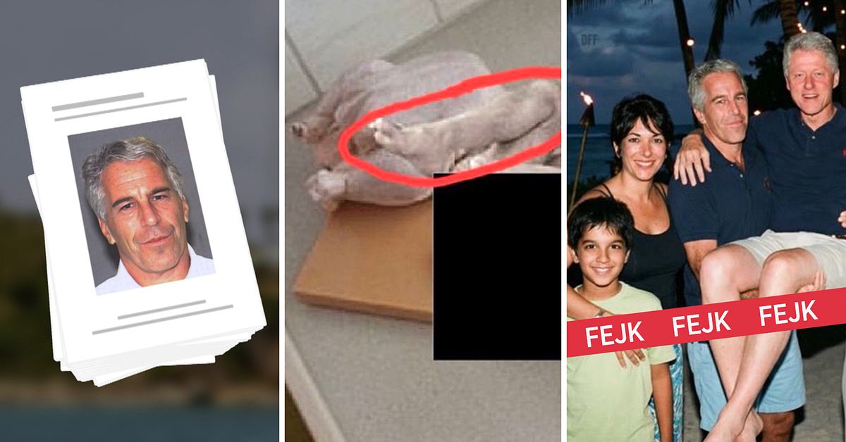 Bebisf&ouml;tter och svenska prinsessor: Virala l&ouml;gner sprids om Jeffrey Epstein