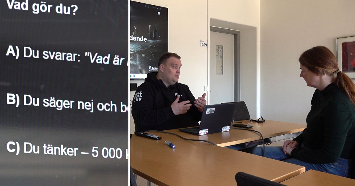 H&auml;r testar reportern AI-verktyget som simulerar g&auml;ngrekrytering