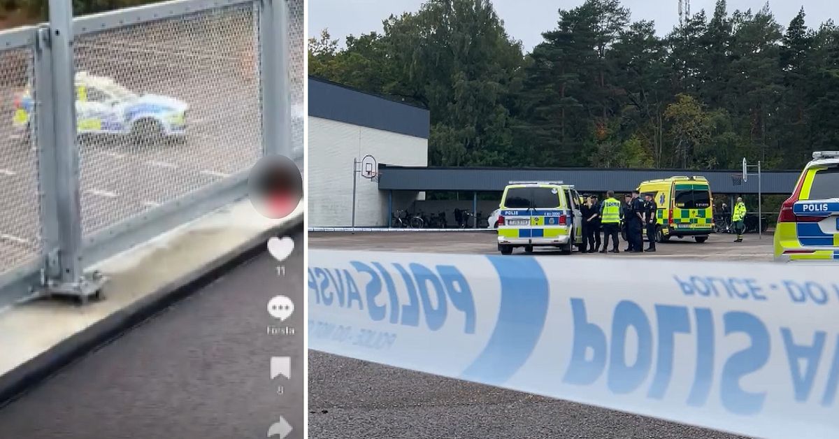 Video med den misst&auml;nkte lades ut p&aring; TikTok efter skolattacken i V&auml;xj&ouml;