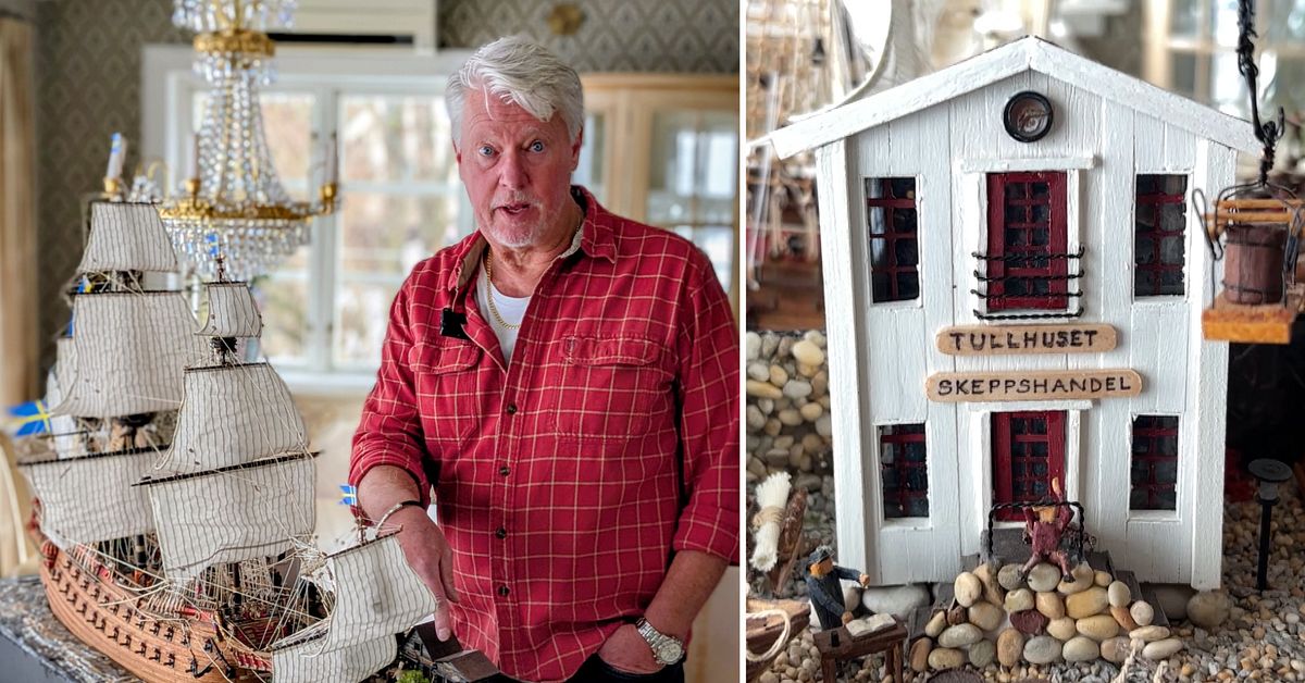 Efter 22 &aring;r &ndash; nu har Micael byggt f&auml;rdigt Vasaskeppet: &rdquo;Det h&auml;r &auml;r mitt f&ouml;rsta skepp&rdquo;