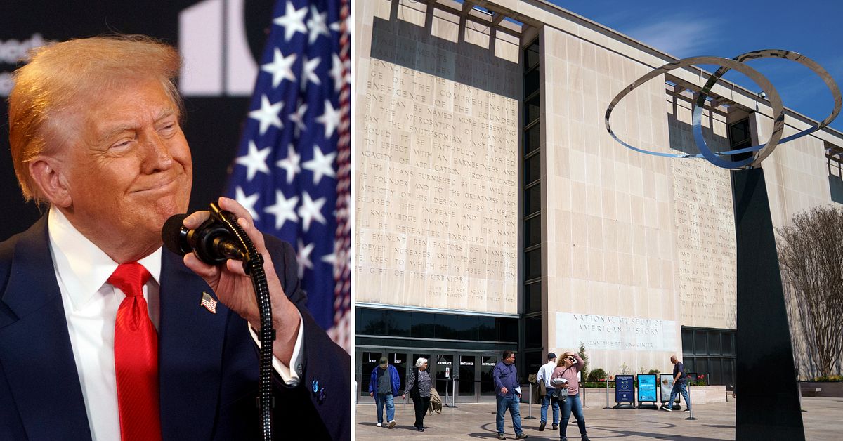 Trump vill göra museer mer patriotiska