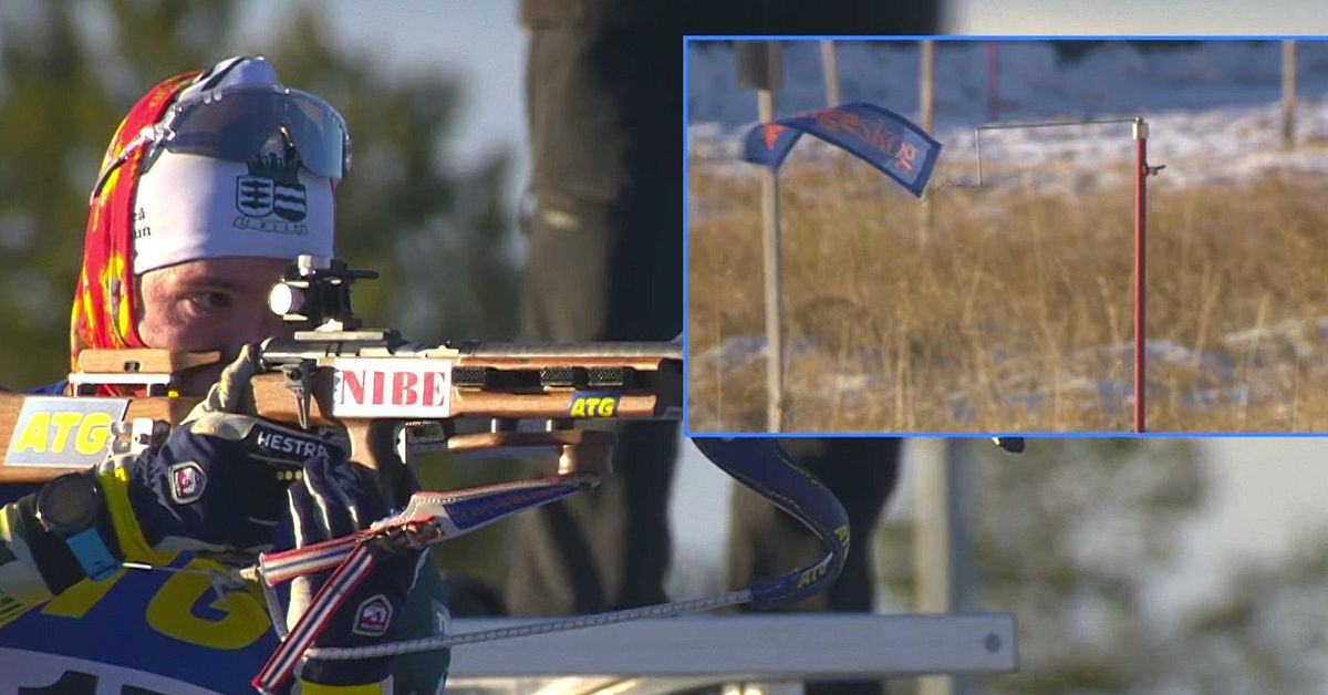 Biathlon: Sebastian Samuelsson hampered by wind — throws away the win