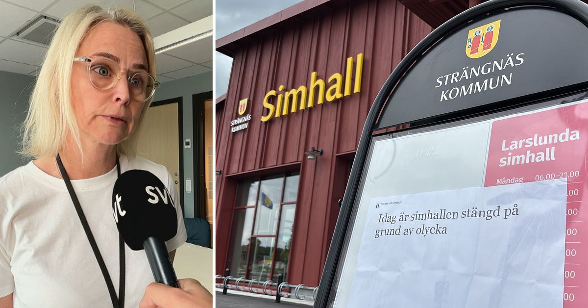 Ung man d&ouml;d i olycka i Larslunda simhall i Str&auml;ngn&auml;s