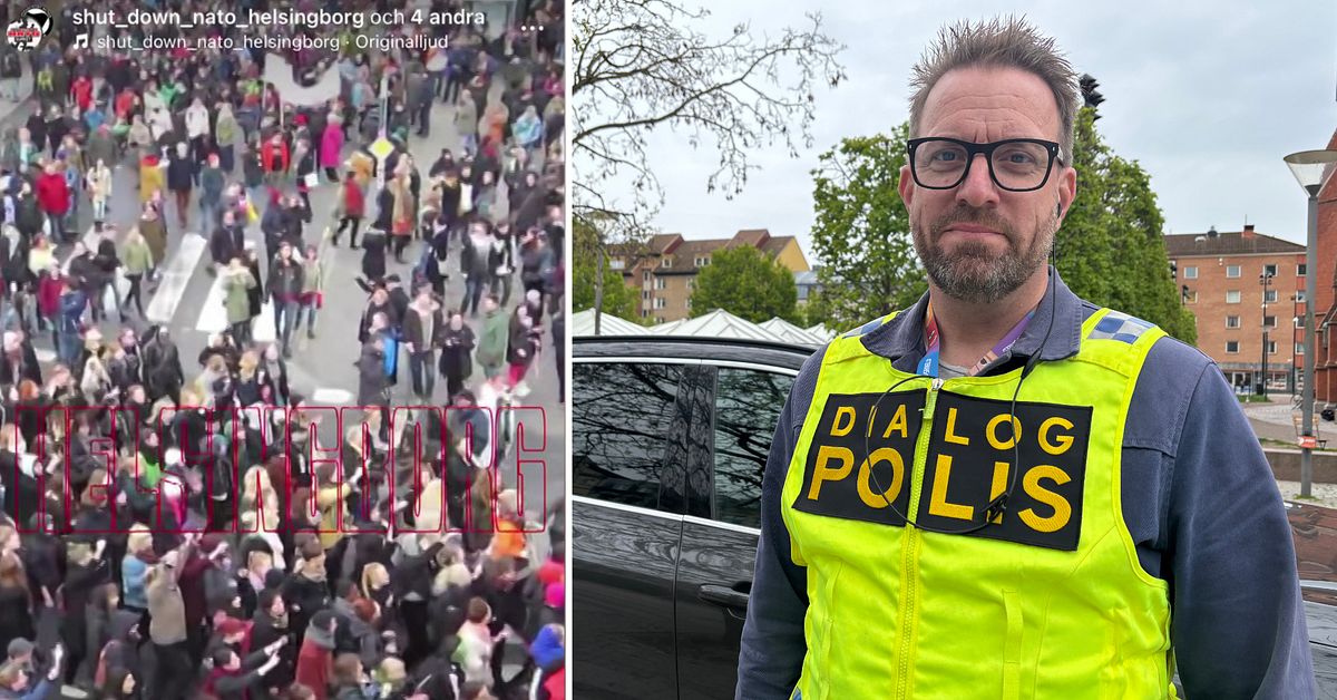 Demonstranter i Helsingborg vill stoppa Nato: &rdquo;M&aring;ste agera&rdquo;