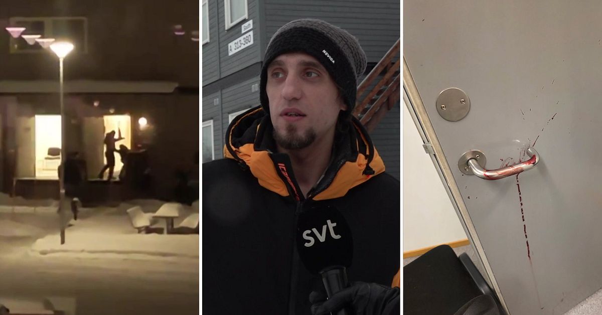 Se filmen från mordförsöken i Boden – gästarbetare vid Stegra: ”Jag är rädd”