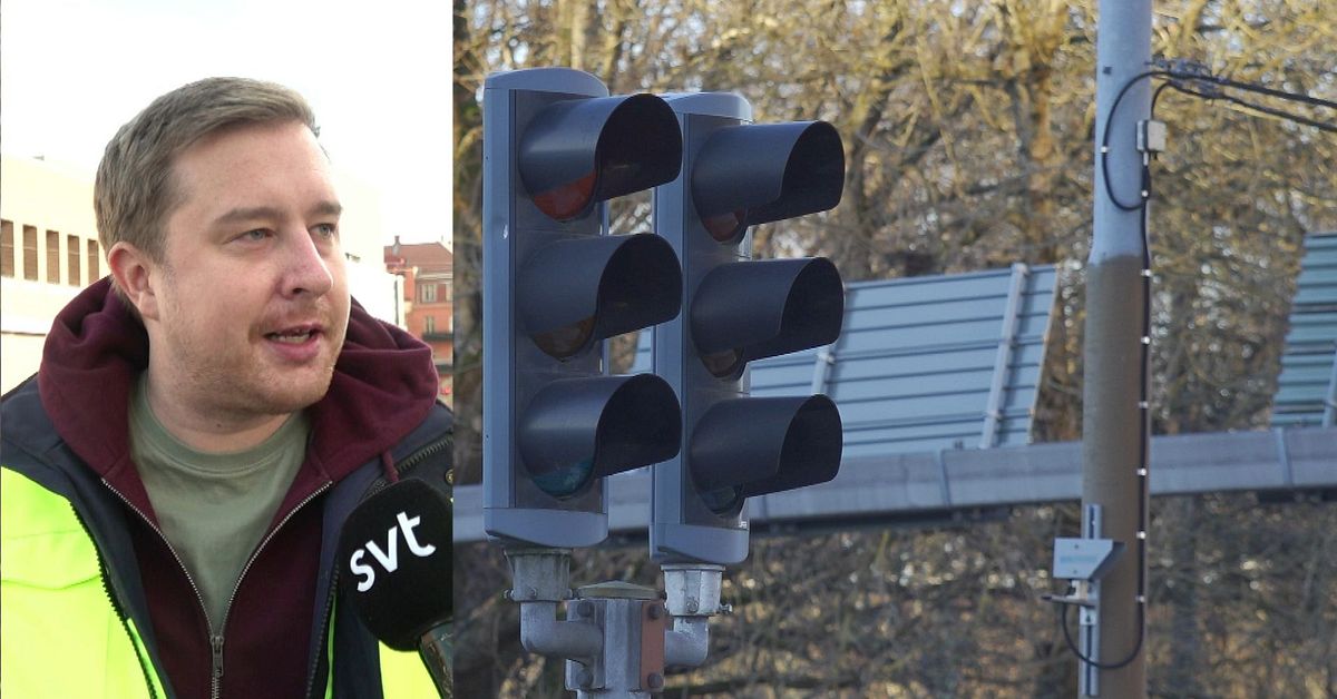 Trasiga trafikljus i Örebros största korsning – därför tog reparationen sex dagar