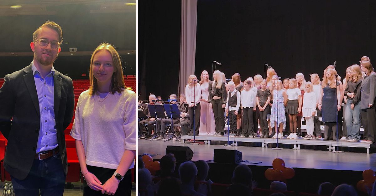 Alva och Gabriel fixade egen gala – fick ihop 120 000 kronor till Världens barn