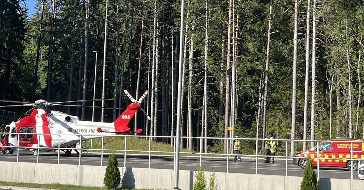 Man d&ouml;d efter drunkning vid Hestra