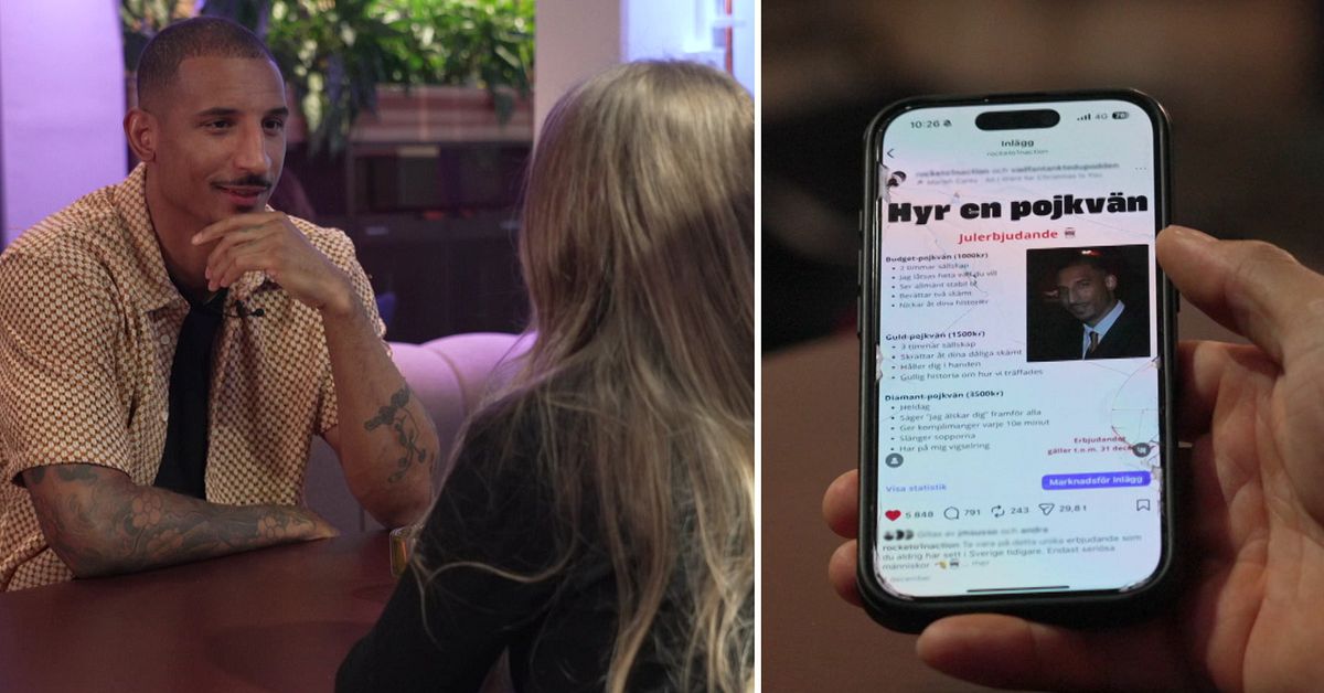 P&aring; dejt med en &rdquo;hyrpojkv&auml;n&rdquo;: komplimanger var 10:e minut