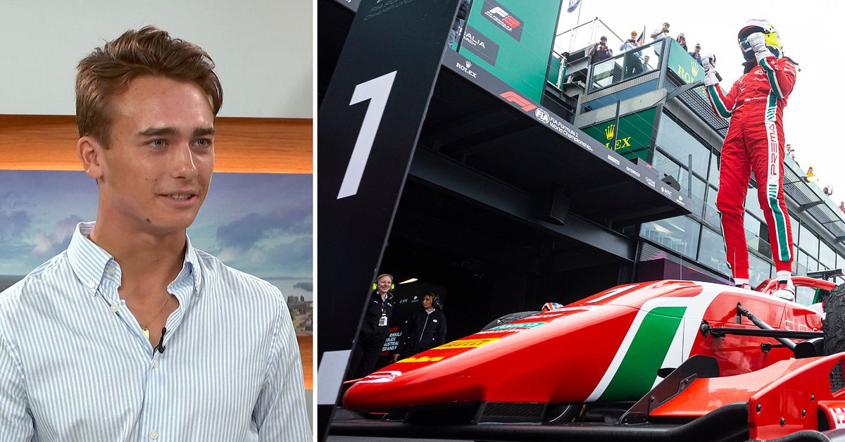 Racerföraren Dino från Linköping kör Formel 3 för Ferrari | SVT Nyheter