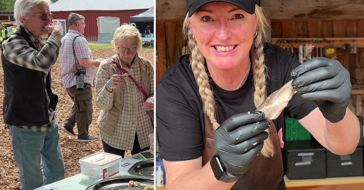 Surm&ouml;rt p&aring; menyn &ndash; annorlunda fiskfestival i Ede lockade m&aring;nga