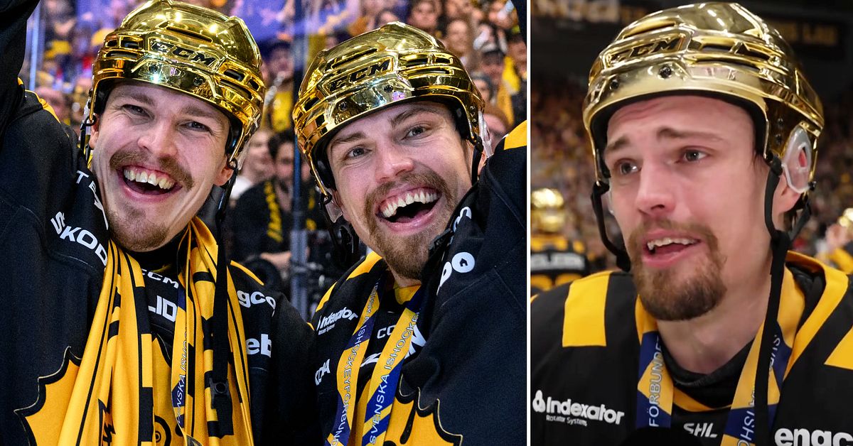 Skellefteå AIK: Andreas Johnsons glädjetårar efter SM-guldet: ”Hur häftigt som helst”