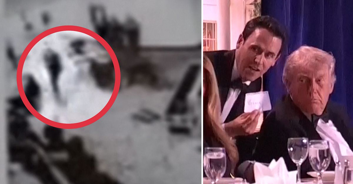 Bild f&ouml;r bild: Skottlossningen vid Trumps galamiddag