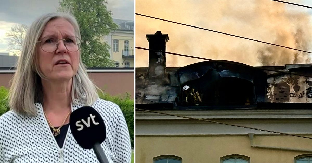 Marie larmade om l&auml;genhetsbranden i V&auml;ster&aring;s gamla f&auml;ngelse