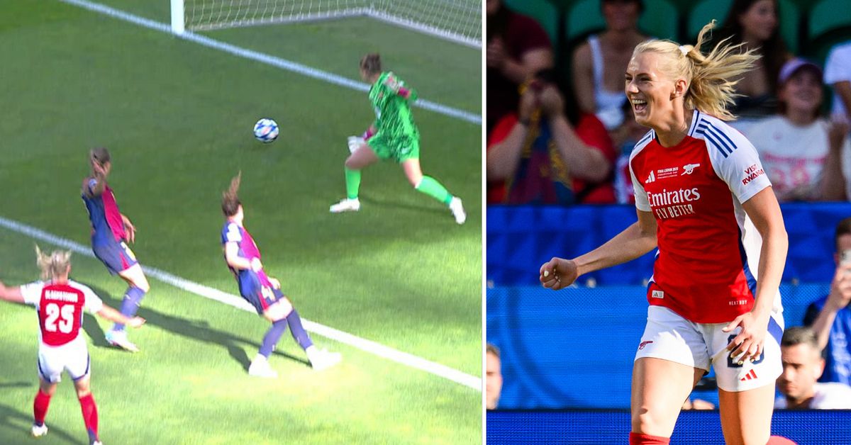 Stina Blackstenius avgjorde Champions League–finalen mot Barcelona