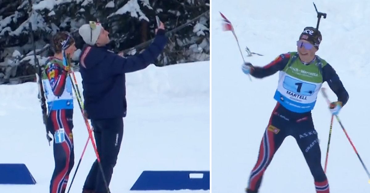 Biathlon: Norway Dominates Men's Relay – Isak Frey Takes Selfies in the Final Lap