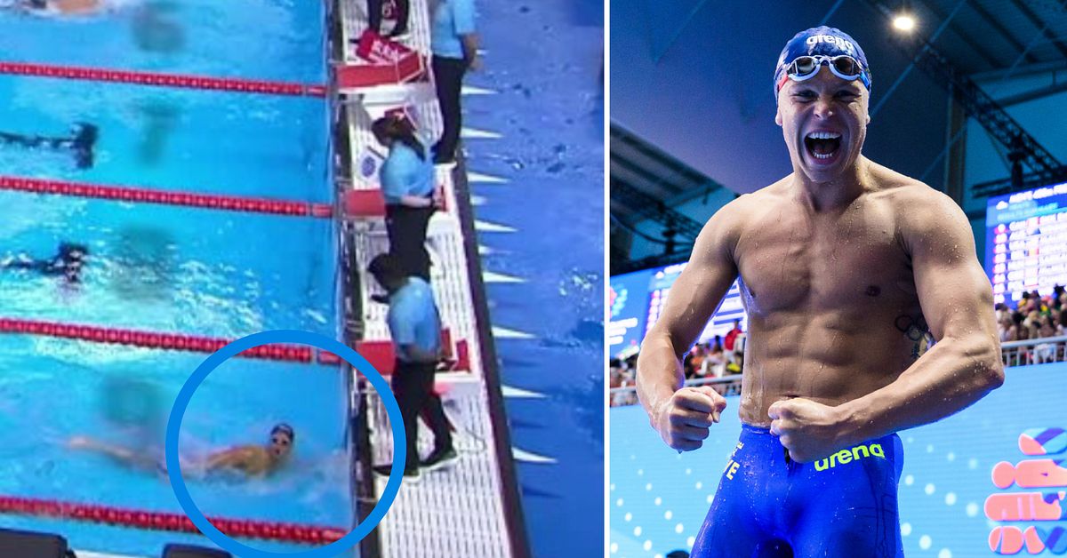 Victor Johansson slog svenskt rekord på 400 meter fritt