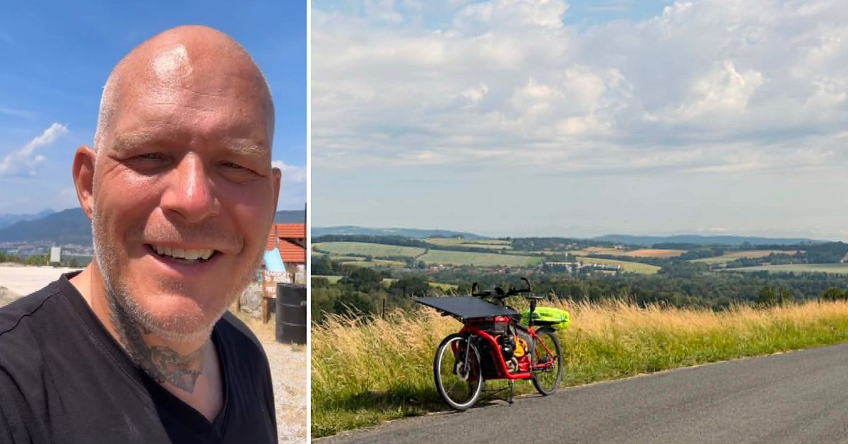 Alex g&ouml;r sitt livs cykelresa &ndash; ska trampa jorden runt