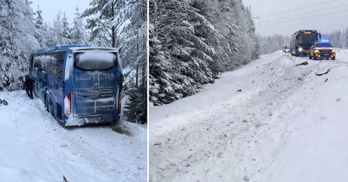 Olycksbuss p&aring; v&auml;g 92 hade k&ouml;rf&ouml;rbud &ndash; skolelever kritiska: &rdquo;K&ouml;rde f&ouml;r snabbt&rdquo;