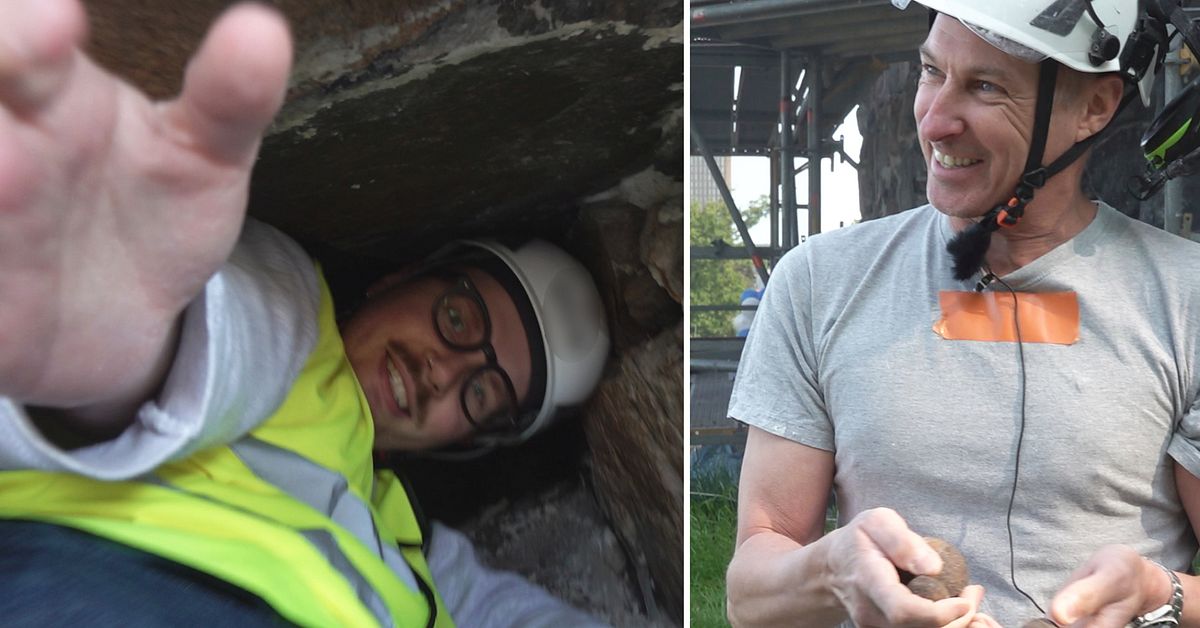 Anders skitiga upptäckt vid Skansen Kronan: 1600-tals-toalett och kanonkulor