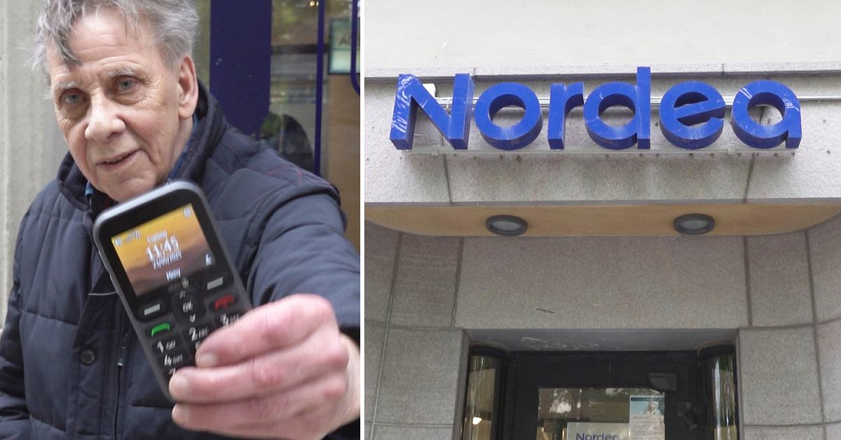 Lennart, 77, vägrar bank-id – rasar mot Nordea: ”Nonchalans”
