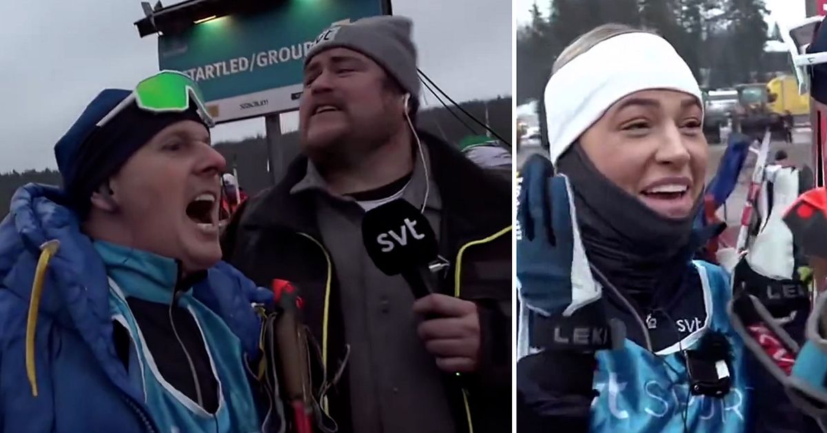 Längdskidor Se Klara Hammarströms och Måns Möller kaos inför starten