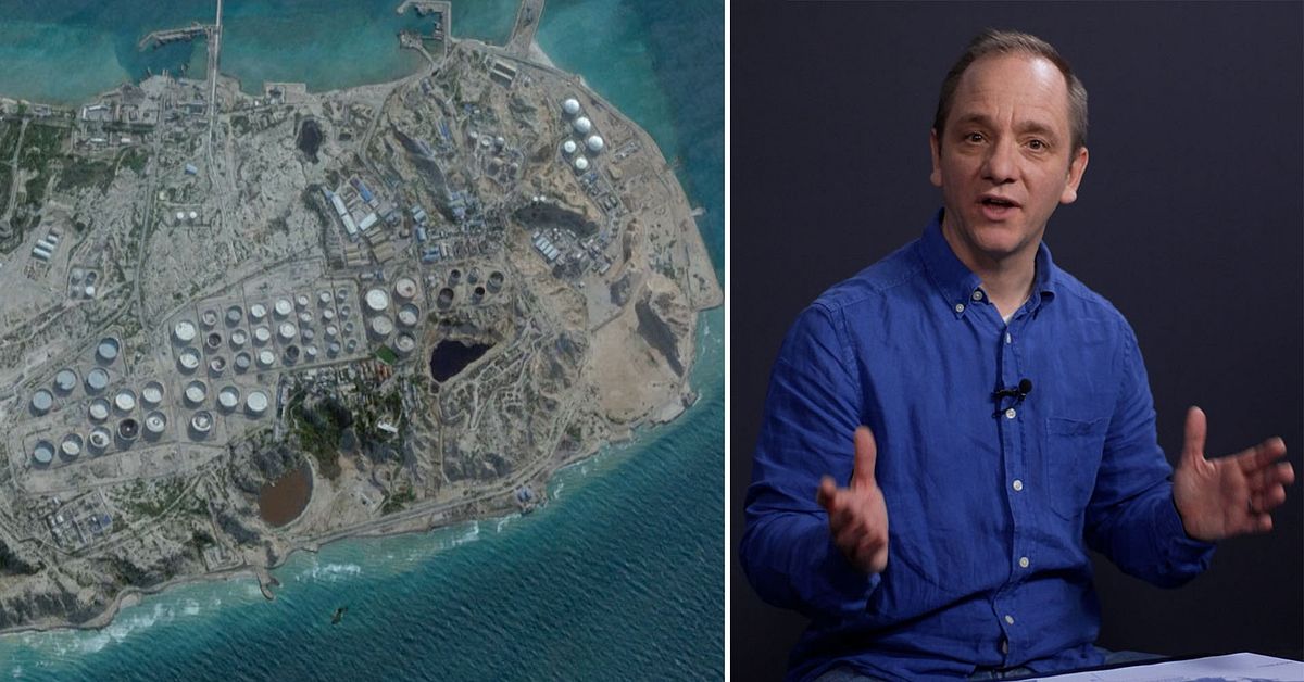 S&aring; kan olje&ouml;n Kharg hamna i centrum av kriget