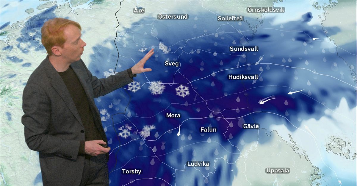 SMHI varnar f&ouml;r regn och sn&ouml;