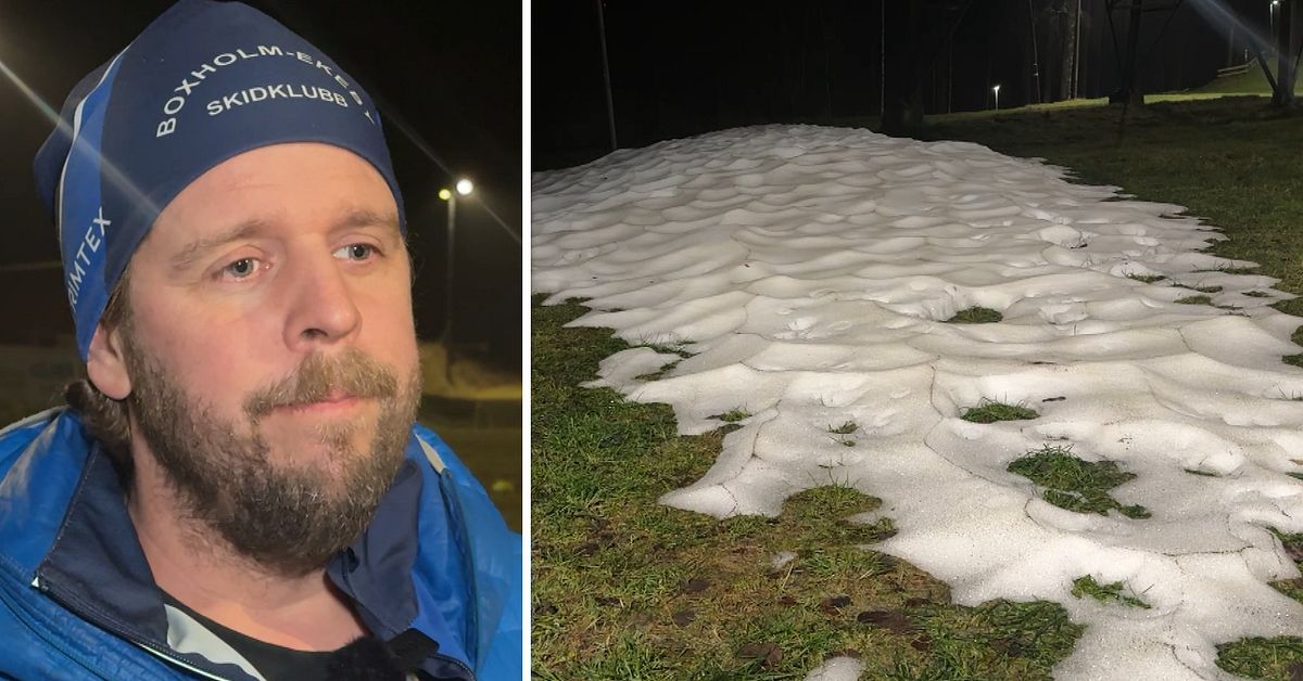 Ovanligt varm december &ndash; h&auml;r tr&auml;nar skidklubben utan sn&ouml;