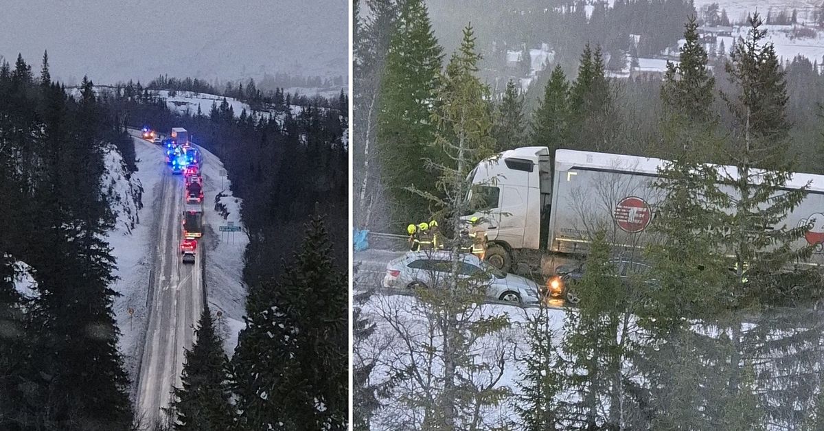 Flera fordon i olycka på E14 i Storlien – en till sjukhus