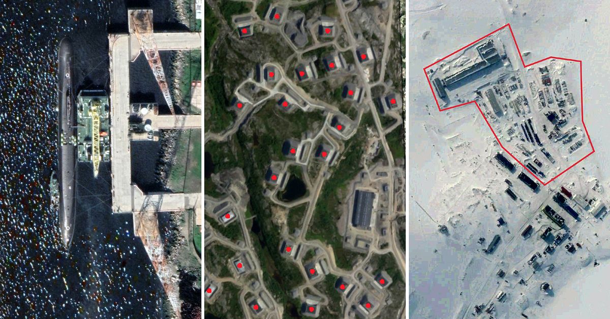 Bilder: Här rustar Ryssland upp kärnvapenbas – 27 mil från Sverige
