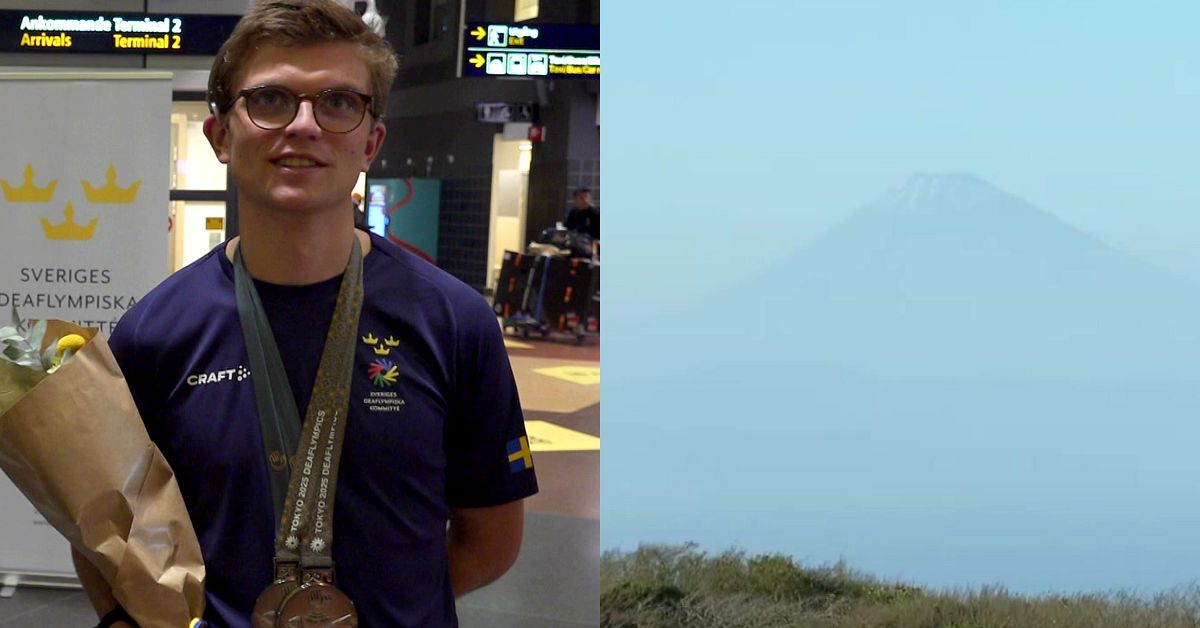 Silvermedaljören Nils om att orientera på en vulkan: ”Cool miljö”